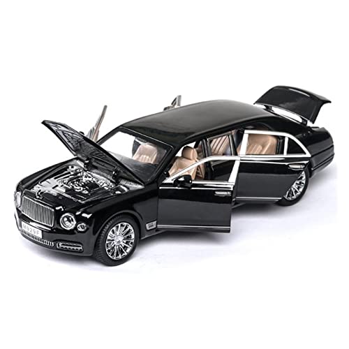 1 24 for Bentley Mulsanne Erweiterter Legierungston Und Licht Ziehen Sie Zurück Automodellsammlung Geschenke Spielzeug Handwerk Druckguss Fahrzeuge Modell(2) von TQMEAD