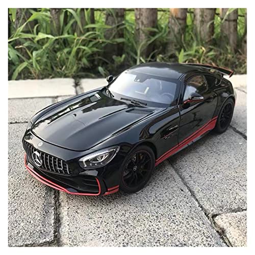 1 24 for Benz AMG GTR Statische Miniatur Simulation Legierung Cast Zurückziehen Spielzeugauto Modell for Geschenk Druckguss Fahrzeuge Modell(Schwarz) von TQMEAD