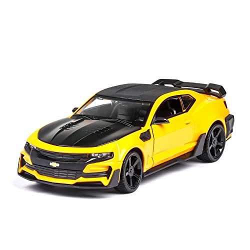 1 24 for Chevrolet Camaro Simulation Legierung Sportwagen Modell Sammlung Ornamente Geschenke Spielzeug Handwerk Druckguss Fahrzeuge Modell(2) von TQMEAD