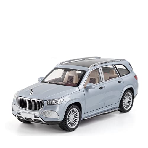 1 24 for Maybach Zinklegierung Auto Druckguss Modell Metall Zurückziehen Kinderspielzeug Geschenk Druckguss Fahrzeuge Modell(Silber) von TQMEAD