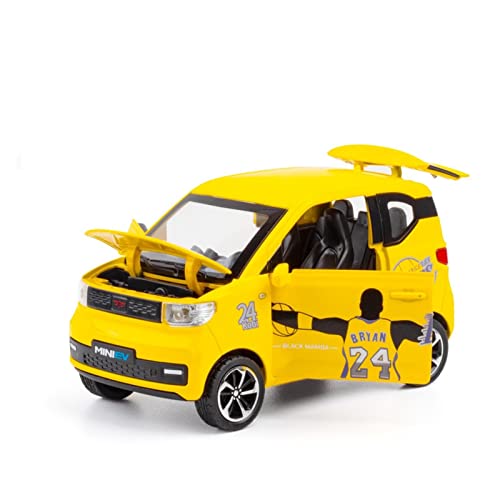 1 24 for Mini-EV-Graffiti-Version Legierung Sound Und Licht Automodell Ornamente Jungensammlung Geschenke Spielzeug Handwerk Druckguss Fahrzeuge Modell(3) von TQMEAD