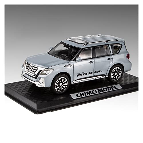 1 24 for Nissan Patrol Alloy Geländewagen Modell Junge Sammlung Dekoration Geschenk Spielzeugauto Handwerk Druckguss Fahrzeuge Modell(3) von TQMEAD