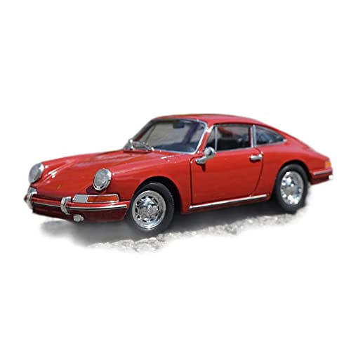 1 24 for Porsche 911 1964 Sportwagen Legierung Automodell Diecast Fahrzeug Spielzeug Kinder Sammeln Geschenke Druckguss Fahrzeuge Modell(Rot) von TQMEAD