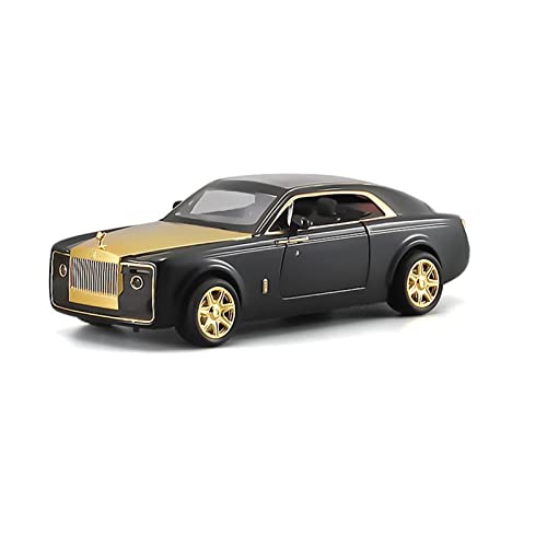 1 24 for Rolls-Royce Huiying Simulation Legierung Zurückziehen Automodell Dekoration Junge Sammlung Geschenk Spielzeug Handwerk Druckguss Fahrzeuge Modell(2) von TQMEAD