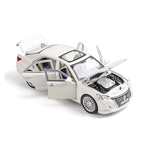 1 24 for Toyota Crown Simulation Legierung Sound Und Licht Zurückziehen Automodell Ornamente Sammlung Geschenke Spielzeug Handwerk Druckguss Fahrzeuge Modell(2) von TQMEAD