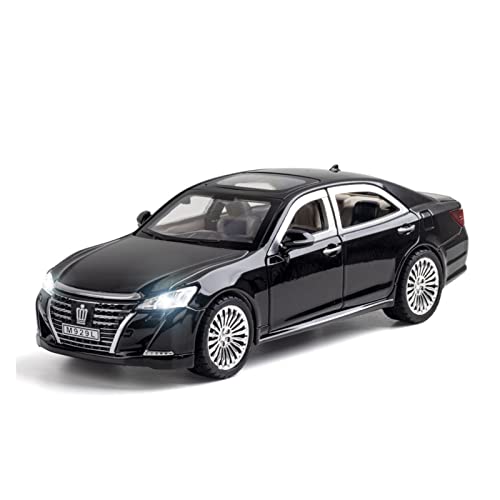 1 24 for Toyota Crown Simulation Legierung Sound Und Licht Zurückziehen Automodell Ornamente Sammlung Geschenke Spielzeug Handwerk Druckguss Fahrzeuge Modell(Taglia unica) von TQMEAD