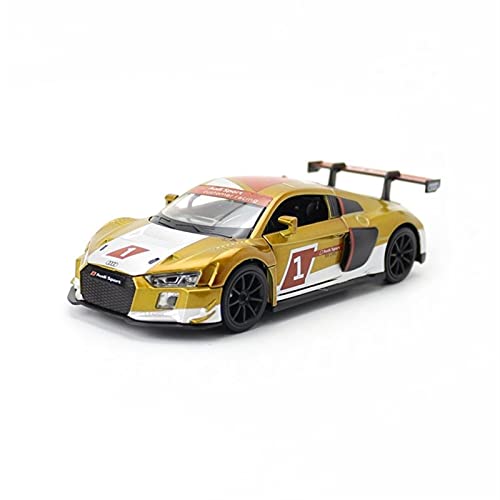 1 32 Für Audi R8 LMS 2015 Diecast Car Legierung Modellautos Spielzeugautos Für 3 Bis 12 Jahre Alt Druckguss Fahrzeuge Modell(Schwarz) von TQMEAD