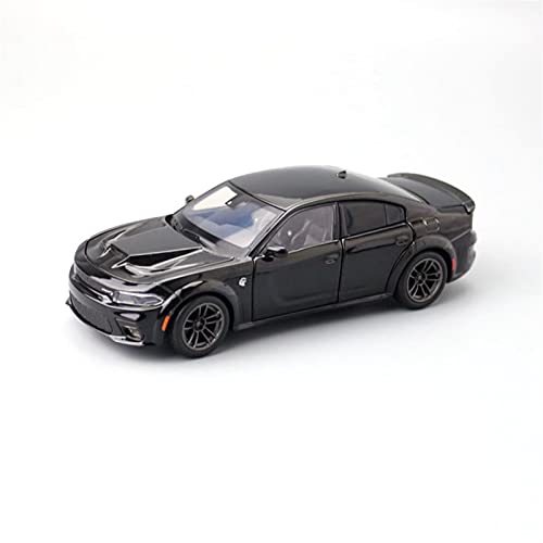 1 32 Für Dodge Charger SRT Sportwagen Gedenkdruckguss Souvenir Classic Mini Modellauto Druckguss Fahrzeuge Modell(Schwarz) von TQMEAD