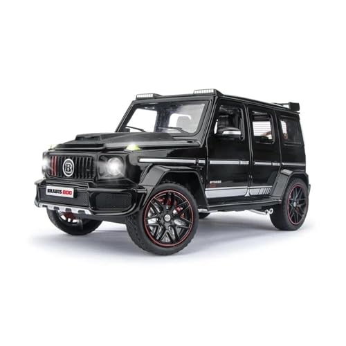 1 32 Für G700 Legierung Auto Modell Druckguss Fahrzeug Geländewagen Mit Sound Und Licht Druckguss Fahrzeuge Modell(Schwarz) von TQMEAD
