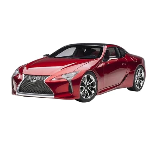 1 32 Für LC500 Alloy Sports Car Diecast Metal Toy Racing Vehicle Car Simulation Sound and Light Collection Druckguss Fahrzeuge Modell(Rot) von TQMEAD