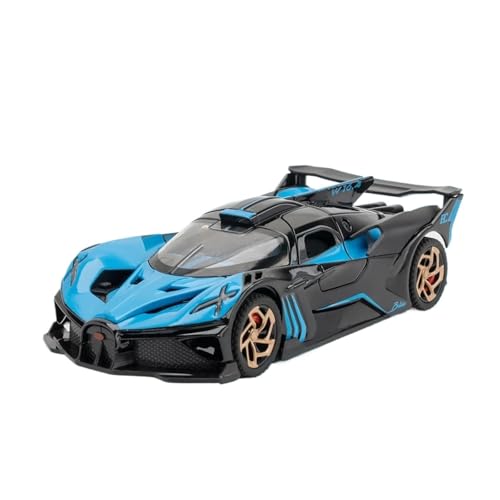1 32 Für Lambo Pagani Huayra Scale Fahrzeug Metall Zinklegierung Guss Lichter Sound Türöffnung Druckguss Fahrzeuge Modell(Bolide Blue) von TQMEAD