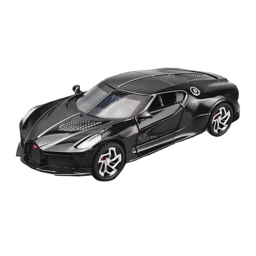 1 32 Für Lambo Pagani Huayra Scale Fahrzeug Metall Zinklegierung Guss Lichter Sound Türöffnung Druckguss Fahrzeuge Modell(Chiron Noire Black) von TQMEAD