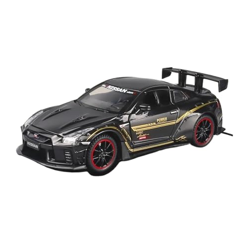 1 32 Für Lambo Pagani Huayra Scale Fahrzeug Metall Zinklegierung Guss Lichter Sound Türöffnung Druckguss Fahrzeuge Modell(GTR Black) von TQMEAD