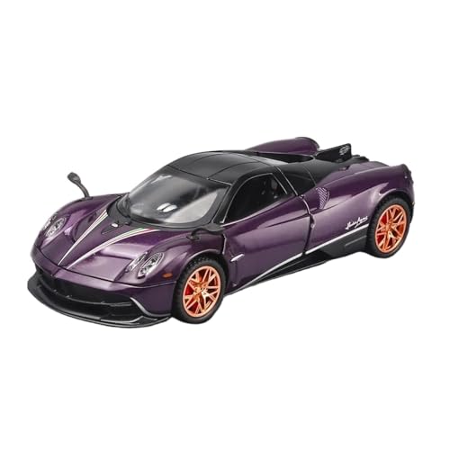 1 32 Für Lambo Pagani Huayra Scale Fahrzeug Metall Zinklegierung Guss Lichter Sound Türöffnung Druckguss Fahrzeuge Modell(Huayra Purple) von TQMEAD