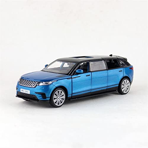 1 32 Für Landrover Velar Dynamic Limousine Mini-Modell Aus Druckguss-Metall- Und Kunststoffteilen Zurückziehen Druckguss Fahrzeuge Modell(Blau) von TQMEAD