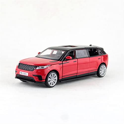 1 32 Für Landrover Velar Dynamic Limousine Mini-Modell Aus Druckguss-Metall- Und Kunststoffteilen Zurückziehen Druckguss Fahrzeuge Modell(Rot) von TQMEAD
