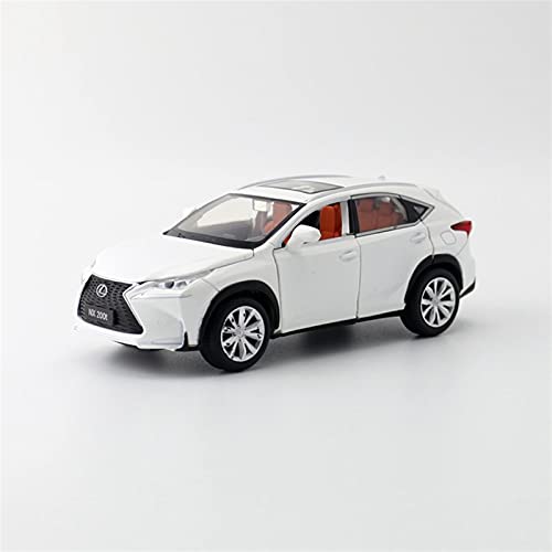 1 32 Für Lexus NX200T DieCast Spielzeug-Rennwagen Spielzeugfahrzeuge Modellautos Farben Können Variieren Druckguss Fahrzeuge Modell(White) von TQMEAD