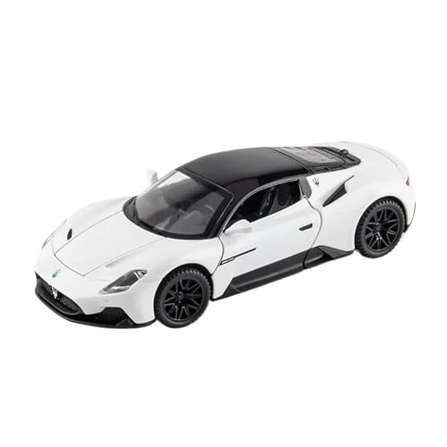 1 32 Für MC20 Simulation Legierung Auto Modell Mit LED Licht Und Sound Effekt Sammeln Spielzeug Auto Geschenk Druckguss Fahrzeuge Modell(White) von TQMEAD