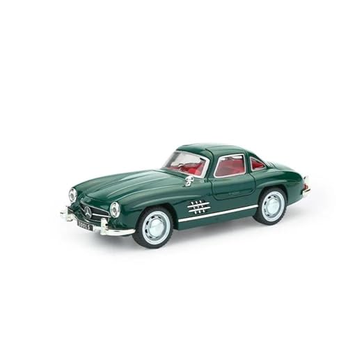 1 32 Für Mercedes Benz 300LS Zinklegierungs-Druckguss-Metall-Modellauto Mit Rückzugs-Action-Display-Spielzeug Druckguss Fahrzeuge Modell(Grün) von TQMEAD