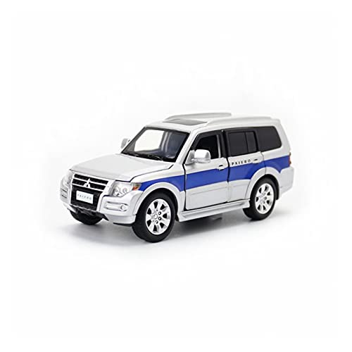 1 32 Für Mitsubishi Pajero V97 Zurückziehen Diecast Auto Legierung Auto Modell Simulation Spielzeugauto Druckguss Fahrzeuge Modell(A) von TQMEAD