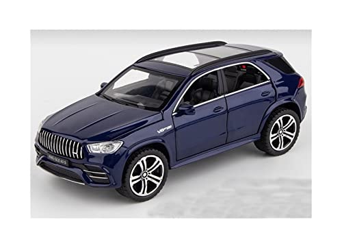 1 32 Für Neue GLE 63 S AMG SUV Automodell Legierung Auto Druckguss Automodell Ziehen Schwarz Ton Und Licht Kinderspielzeug Druckguss Fahrzeuge Modell(Purple) von TQMEAD