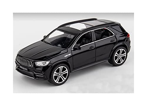 1 32 Für Neue GLE 63 S AMG SUV Automodell Legierung Auto Druckguss Automodell Ziehen Schwarz Ton Und Licht Kinderspielzeug Druckguss Fahrzeuge Modell(Schwarz) von TQMEAD