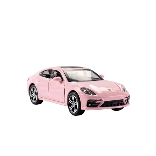1 32 Für Porsche-Legierungsautomodell Druckguss-Sound- Und Lichtauto Mit Sound- Und Licht-Dekorornamenten Druckguss Fahrzeuge Modell(Rosa) von TQMEAD