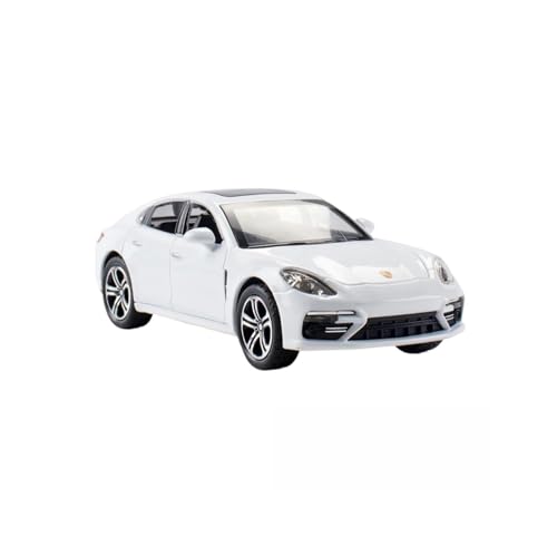 1 32 Für Porsche-Legierungsautomodell Druckguss-Sound- Und Lichtauto Mit Sound- Und Licht-Dekorornamenten Druckguss Fahrzeuge Modell(White) von TQMEAD