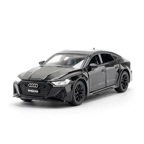 1 32 Für RS7-Legierungsdruckguss-Automodell Mit Sound Und Licht Für Miniaturfahrzeugliebhaber Für Sammeln Druckguss Fahrzeuge Modell(Schwarz) von TQMEAD