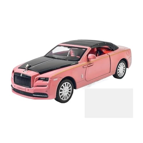 1 32 Für Rolls-Royce Dawn Scale-Automodell, Legierungsdruckguss, Sound- Und Lichtspielzeugkollektion Druckguss Fahrzeuge Modell(Rosa) von TQMEAD