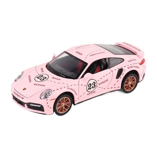 1 32 Für S400L Druckguss-Automodell Luxuslimousinenmodell Mit Musiklicht, Rückzugsfunktion Ornamente Druckguss Fahrzeuge Modell(Rosa) von TQMEAD