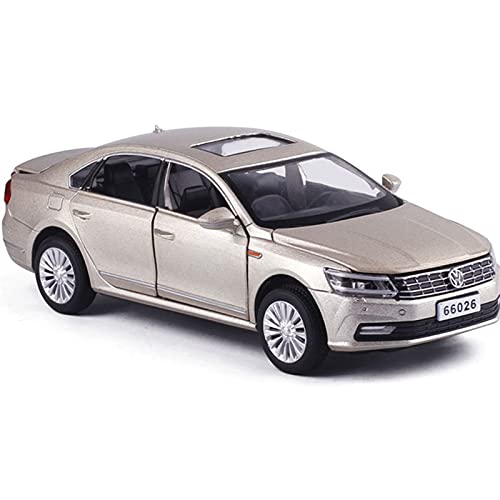 1 32 Für Volkswagen Passat Toy Die-Cast-Spielzeug-Rennwagen - Diecast-Spielzeugfahrzeuge Rennwagen-Farben Können Variieren Druckguss Fahrzeuge Modell(Brown) von TQMEAD