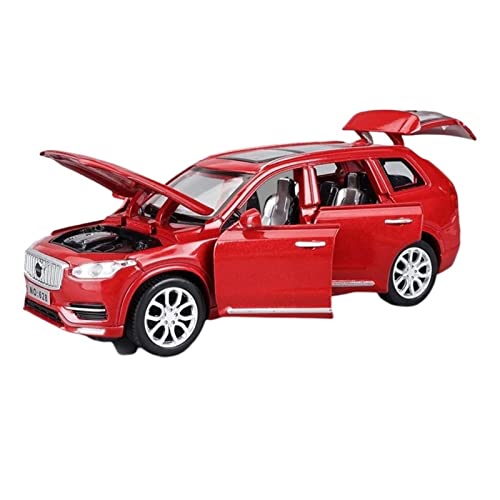 1 32 Für Volvo Xc90 Legierung Druckguss Modellauto Sammlung Simulation Spielzeugauto Geschenk Druckguss Fahrzeuge Modell(B) von TQMEAD
