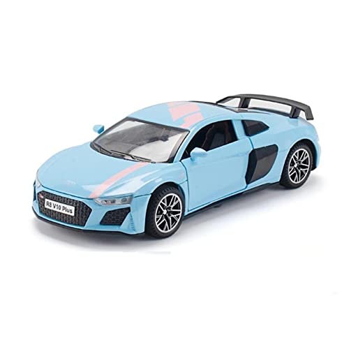 1 32 Kinder Zinklegierung Rennmodell Metall Zurückziehen Kinderspielzeug Geschenk Druckguss Fahrzeuge Modell(Blau) von TQMEAD
