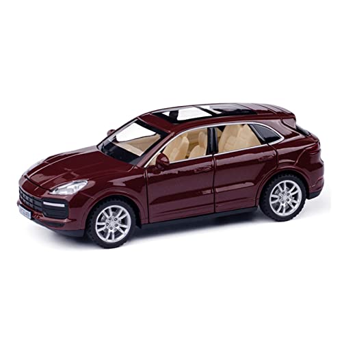 1 32 Passend for Porsche Cayenne Turbo Car Casting Auto Modell Kinder Pullback Auto Spielzeugauto Druckguss Fahrzeuge Modell(Taglia unica) von TQMEAD