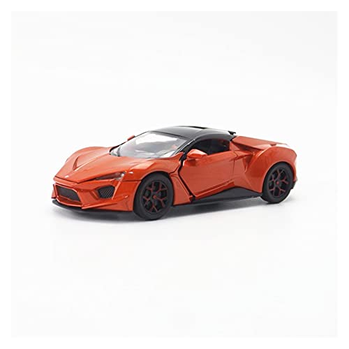 1 32 Simulation Diecast Legierung Spielzeugauto Modell Dekoration Für FENYR W Motors Super Sport Druckguss Fahrzeuge Modell(Rot) von TQMEAD