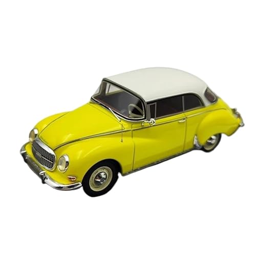 1 32 Skala Harz Auto Union 1000 Coupe Spielzeug Vintage Autos Modell Gelb Sammeln Geschenke Druckguss Fahrzeuge Modell von TQMEAD