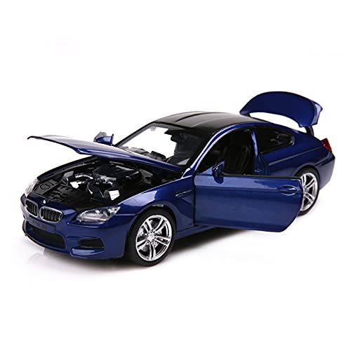 1 32 for BMW M6 Alloy Diecast Automodell Sound Und Licht Autospielzeug for Kinder Druckguss Fahrzeuge Modell(A) von TQMEAD