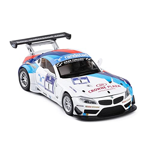 1 32 for BMW Z4 IM GT3 Le Mans Alloy Diecast Modell Freilauf High Light Sport Racing Car Toy Druckguss Fahrzeuge Modell von TQMEAD