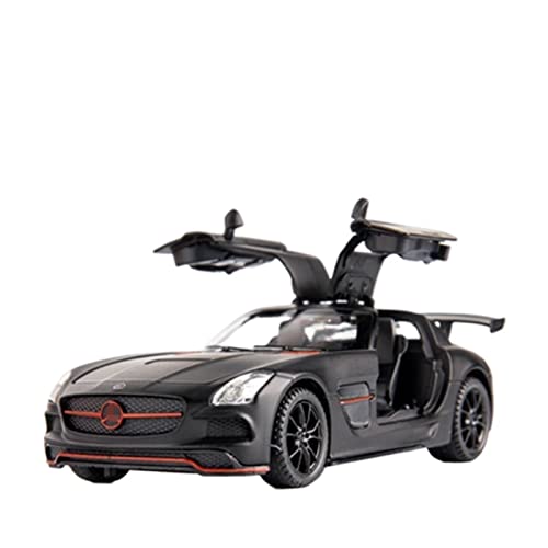 1 32 for Benzs SLS AMG-GT Druckguss Automodell Zinklegierung Guss Kinderspielzeug Geschenk Druckguss Fahrzeuge Modell(Schwarz) von TQMEAD