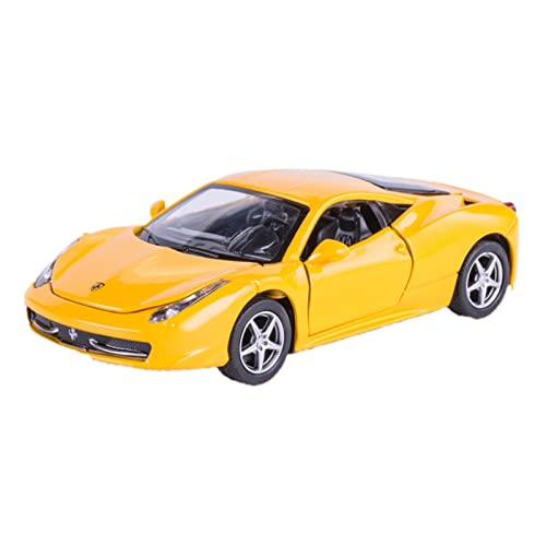 1 32 for Ferrari 458 Italia Rallye-Automodell Soundlicht Simulation Alloy Car Model Collect Druckguss Fahrzeuge Modell(B) von TQMEAD