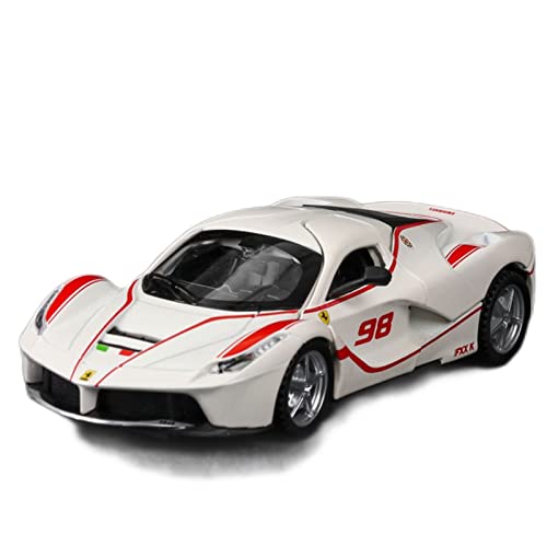 1 32 for Ferrari Laferrari FXXK Legierung Diecast Sportwagen Modellauto Hohe Simulation Spielzeug Druckguss Fahrzeuge Modell(D) von TQMEAD