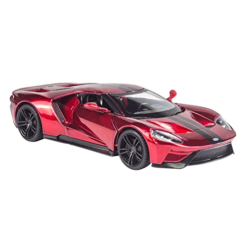 1 32 for Ford GT Zinklegierung Druckguss Automodell Metall Zurückziehen Sportwagen Spielzeug Geschenk Druckguss Fahrzeuge Modell von TQMEAD