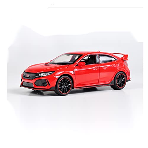 1 32 for Honda Civic Type-R Metalldruckguss Automodell Hohe Simulation Autospielzeug Druckguss Fahrzeuge Modell(F) von TQMEAD