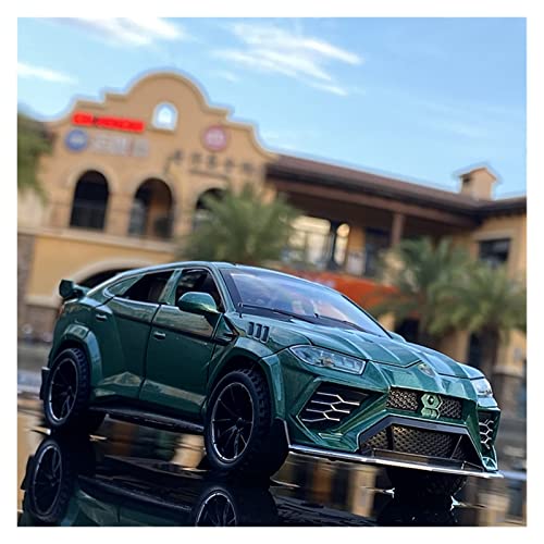 1 32 for Lamborghini Urus Zinklegierung Automodell Mit Sound Und Licht Kinderspielzeug Druckguss Fahrzeuge Modell(Grün) von TQMEAD