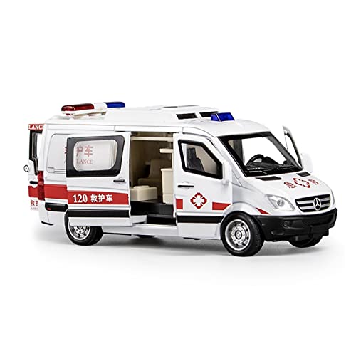 1 32 for MB Sprinter Krankenwagen MPV Legierung Automodell Diecast Auto Spielzeug Simulationsmodell Druckguss Fahrzeuge Modell von TQMEAD