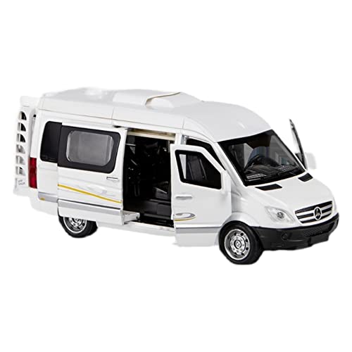 1 32 for MB Sprinter MPV Van Sprinter RV Legierung Modell Metall Spielzeugauto Sound Und Licht Druckguss Fahrzeuge Modell(B) von TQMEAD
