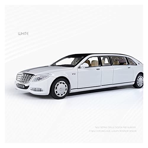 1 32 for Maybach S650 Extended Edition Alloy Diecast Car Model Light Sound Toys Druckguss Fahrzeuge Modell(C) von TQMEAD