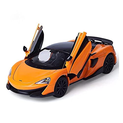 1 32 for McLaren 600LT Alloy Die Cast Sportwagen Modell Spielzeug Simulation Sound Light Zurückziehen Druckguss Fahrzeuge Modell(C) von TQMEAD