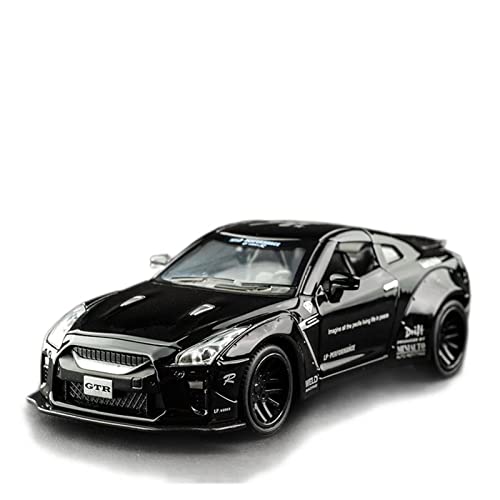1 32 for Nissan GTR R35 Alloy Diecast Sport Race Sound Und Licht Modell Spielzeugauto Druckguss Fahrzeuge Modell(A) von TQMEAD